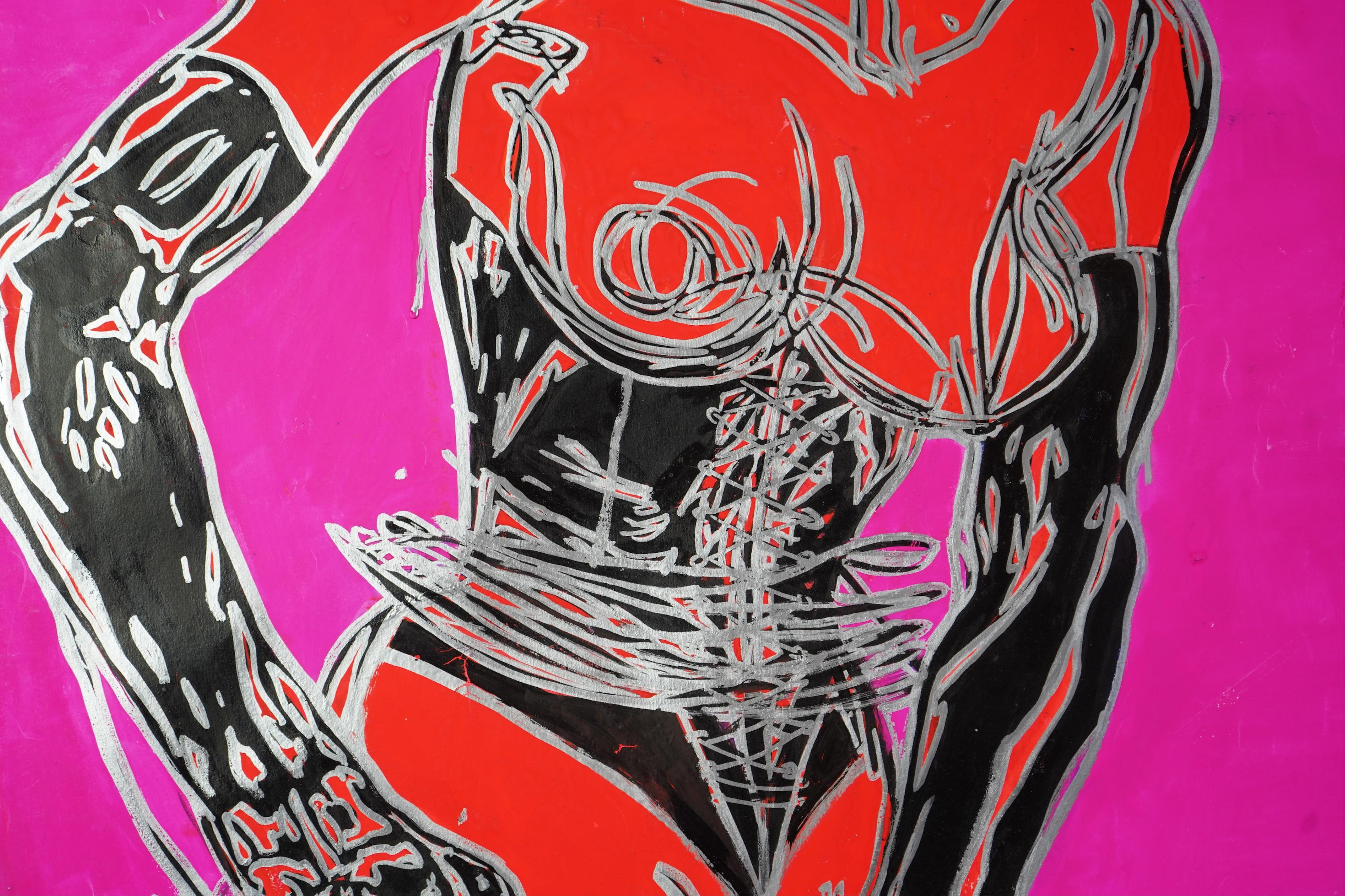 Jo Brocklehurst, 1935-2006, Portrait of a Fetish Dancer
